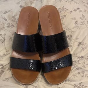 Chocolat Blu Macy Platform Wedge Sandals
